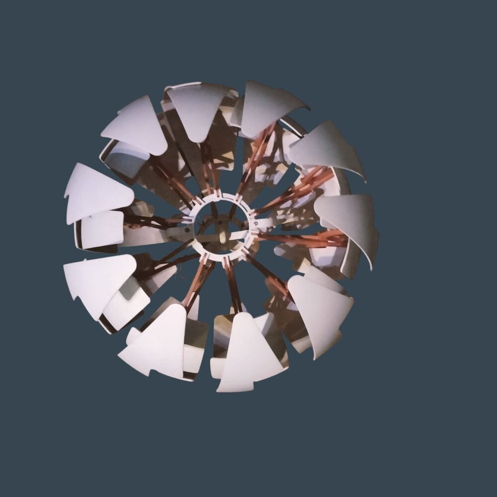 Ikea White Globe Pendant Lamp  Geometric Puzzle Design PS 2014 Like Death Star - Picture 6 of 11